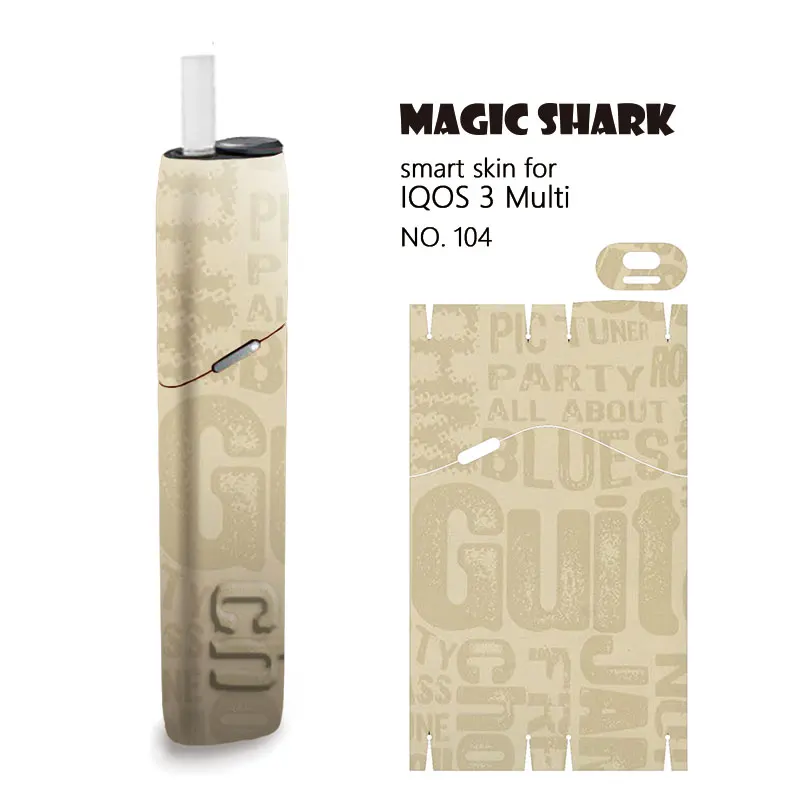 Magic Акула звезда наклейка "Одуванчик" для технология 3 мульти электронная сигарета крышку Стикеры для IQOS3 мульти кожи