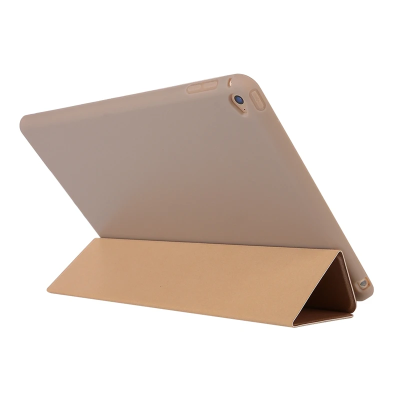 Для Ipad Air 2 кожаный чехол PU передняя крышка + Мягкий Бампер ТПУ Край стенд Карамельный цвет Tablet чехол для IPad air 2 для IPad 6 Fundas