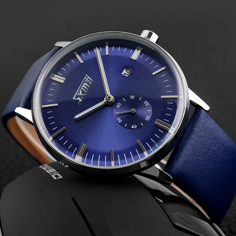 Prix pour 2017 Montres Hommes Marque De Luxe Skmei Véritable Bracelet En Cuir Montres Hommes Casual Montre De Mode Quartz Business Casual Relogio Prix pour 2017 Montres Hommes Marque De Luxe Skmei Véritable Bracelet En Cuir Montres Hommes Casual Montre De Mode Quartz Business Casual Relogio