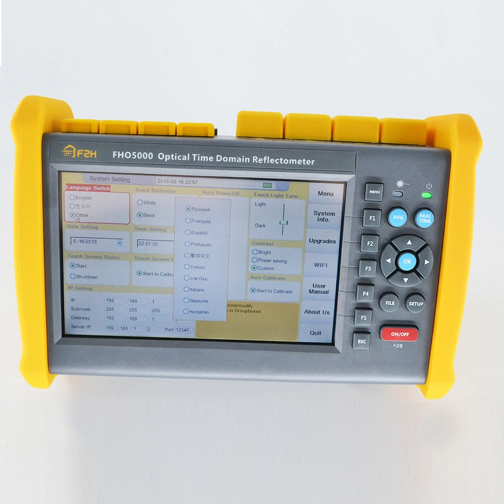 Touch screen FHO5000-T40F 1310/1550/1625nm 40/38