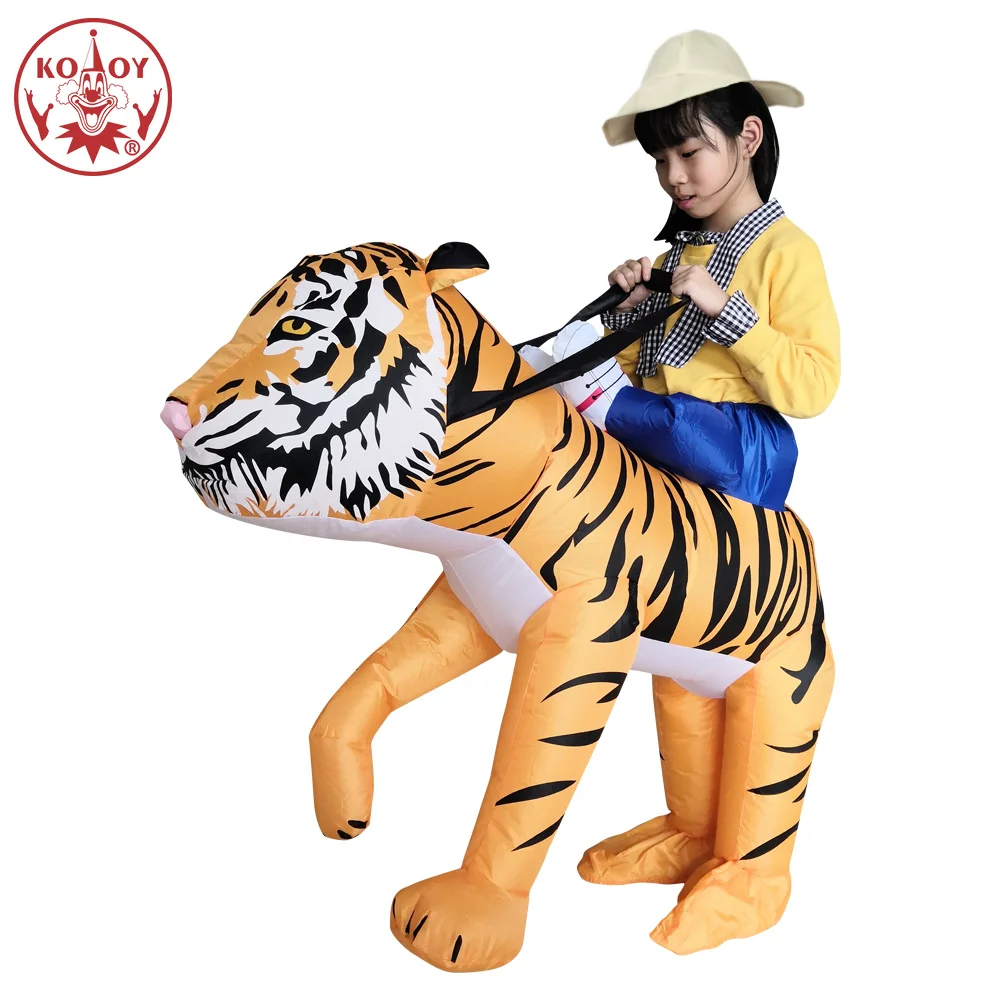 Kids Inflatable Tiger Costumes Boys Kids Children Walking Animal Fancy Dresses Blow Up Purim Cosplay Kids Inflatable Tiger Costumes Boys Kids Children Walking Animal Fancy Dresses Blow Up Purim Cosplay