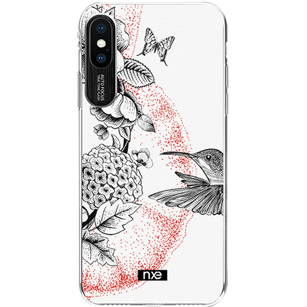 Тонкий рельефный чехол в китайском стиле для Apple iPhone X XS XR Xs Max|Бамперы| |