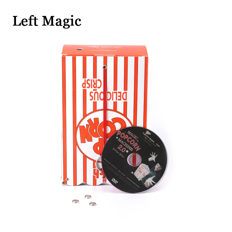 Электронное издание-попкорн 2,0 магия(DVD+ трюк) Волшебные трюки, появляющиеся из пустой коробки Иллюзия ментализма сценическая Комедия
