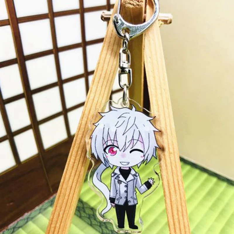 5 стилей акриловый брелок Аниме Мистик мессенджер Yoosung Jumin неизвестный дзен прозрачный двухсторонний брелок 55 мм