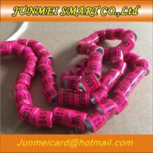 Розовый NL голубь кольца птица кольцо 100 шт./лот 8 мм внутренняя