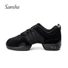 Sansha zapatillas de baile Unisex de cuero de malla superior gruesa PU Split-soles negro Pro danza moderna Jazz zapato Air Cushion Sole P22LS ► Foto 1/5