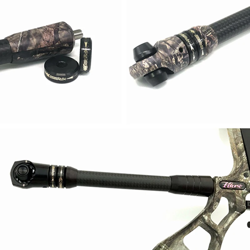 8 9 inch Adjustable Compound Bow Stabilizer Carbon Balance Rod Weight