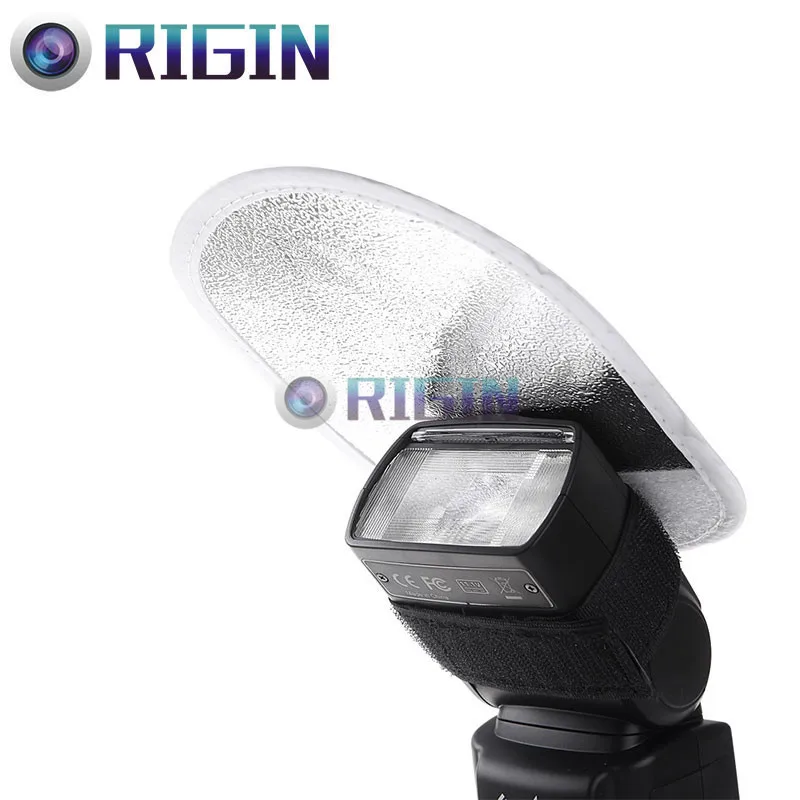 Camera flash Accessories Mini Reflector MRF 01 2 IN 1 White and Silver For Camera Flash