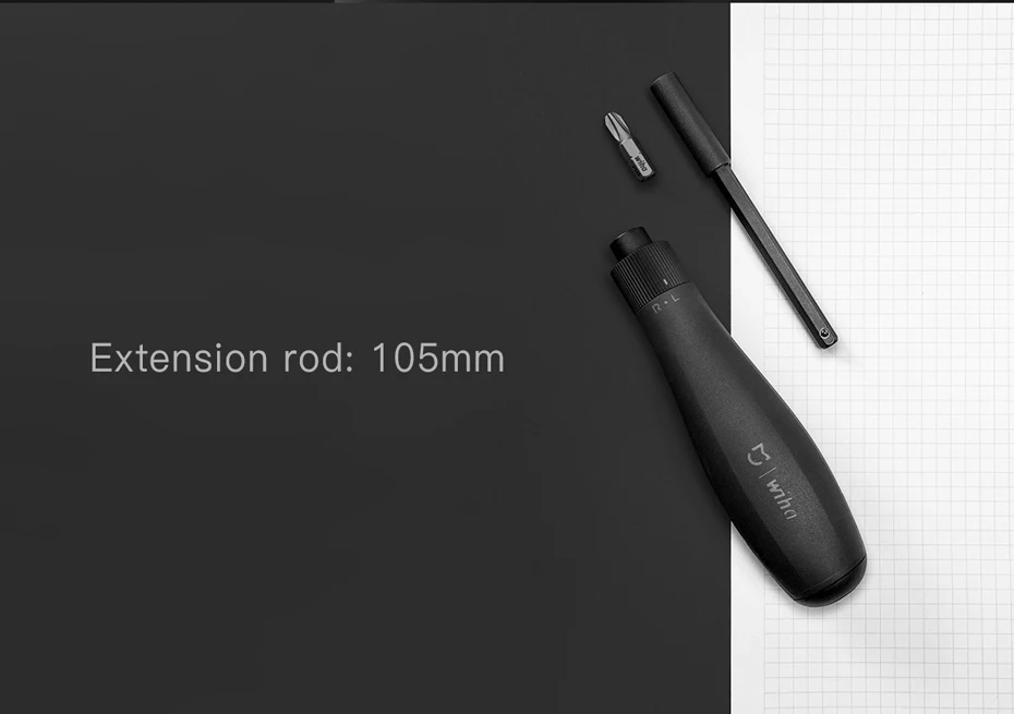 Original Xiaomi Mijia Wiha Ratchet Screwdriver 8 in 1 Precision  Magnetic Bits Repair Tools Screw Driver Smart Home Kit For Men (6)
