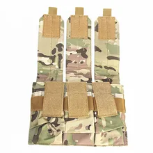 Тактический Molle тройной Открытый Топ подсумок военный Пейнтбол страйкбол мешок Открытый Кемпинг Охота сумка с креплением пистолет мешок