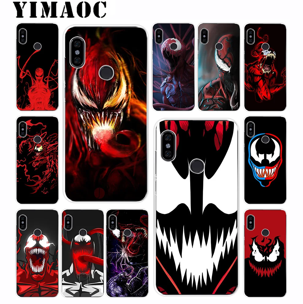 YIMAOC Carnage SpiderMan Soft Silicone Case for Xiaomi Mi 9 8 SE 6 6X 5X Mix 2S A2 Lite MiA1 POCOPHONE F1 MAX 3 |