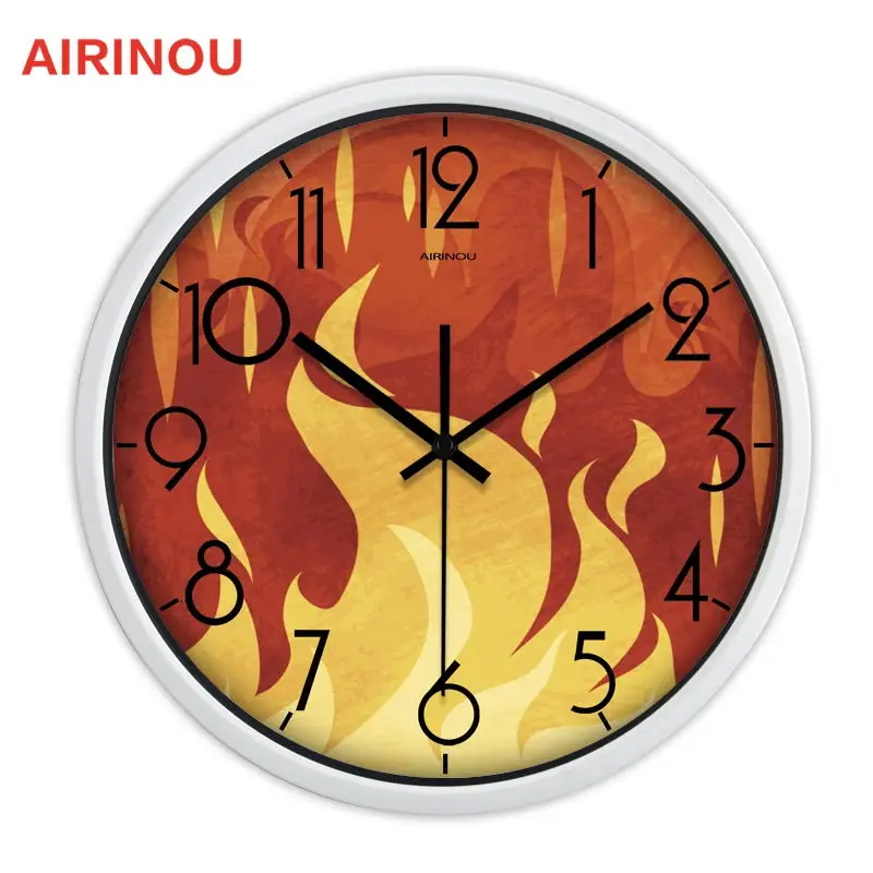 Airinou Волшебное облако мультфильм пожарный лес настенные часы для мужчин