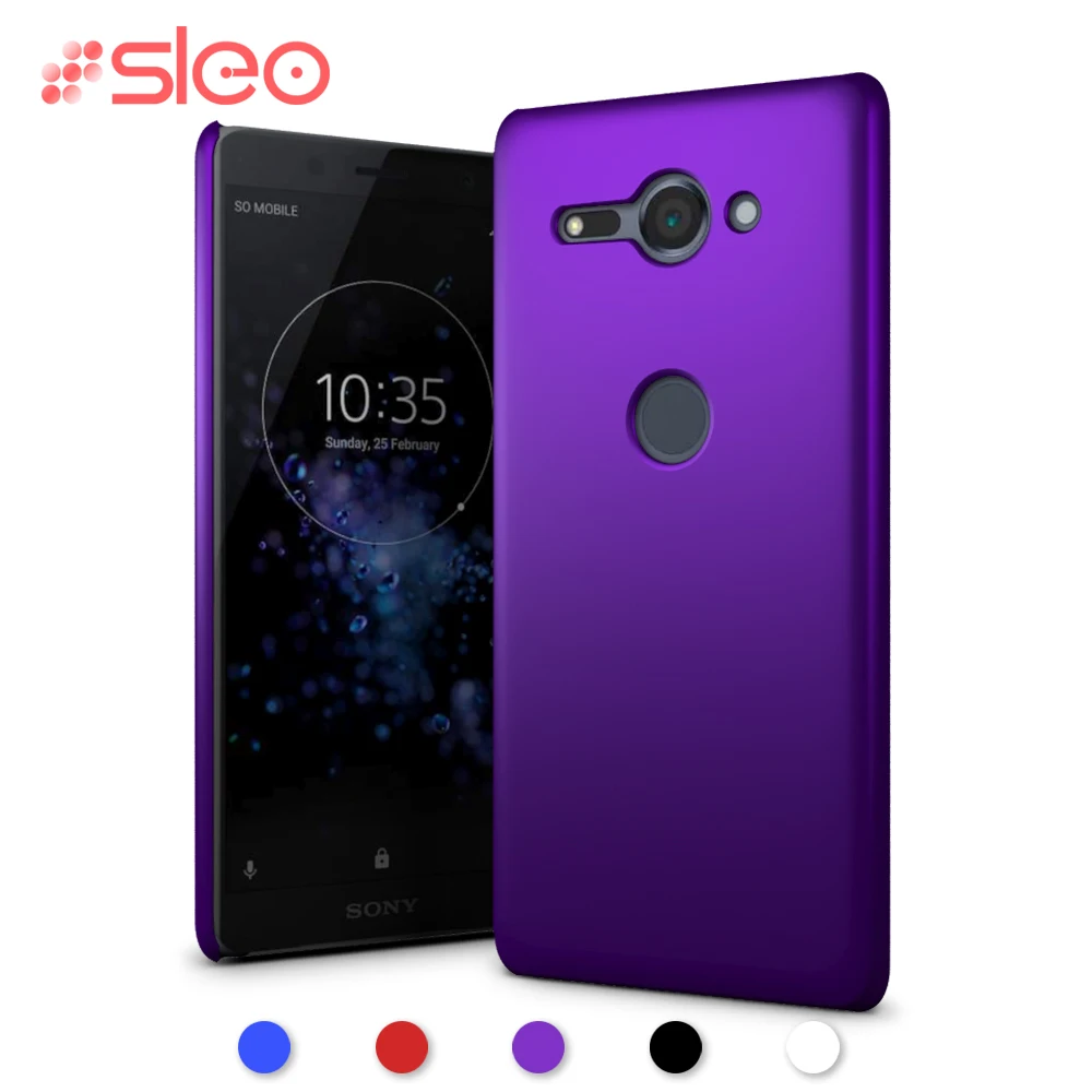 

SLEO Hard PC Back Case For Sony Xperia XZ2 Compact Case Ultra Thin Matte Protective Cover For Sony Xperia XZ2 Cases Cover fundas