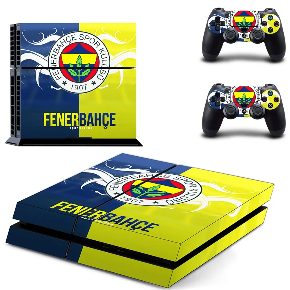 Fenerbahce Spor Kulubu Футбол наклейка для PS4 стикеры Наклейка Винил для sony Playstation 4 консоли и 2 контроллеры наклейка для PS4