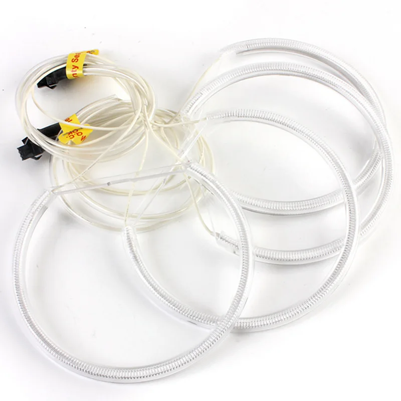 

4pcs For BMW E36 E39 E46 131mm Angel Eye Halo Rings Xenon White Led CCFL Angel Eyes Halo Rings Lights Lamp