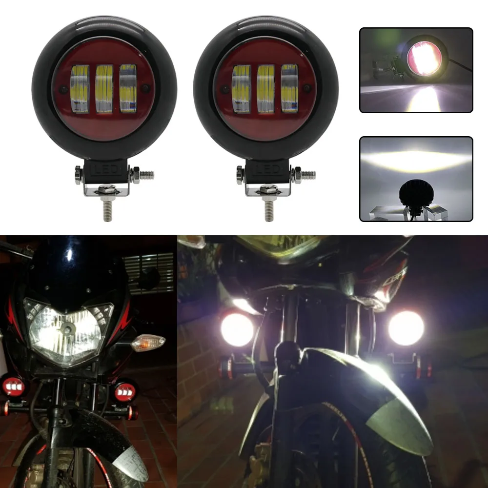 2PCS 4PCS 12V 24V 6000K 30W Waterproof Round LED Light Bar Working Lights Offroad Car Boat led Work Light (53)