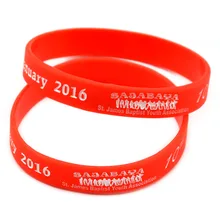 OneBandaHouse красный браслет на заказ силиконовый браслет для рекламы подарок