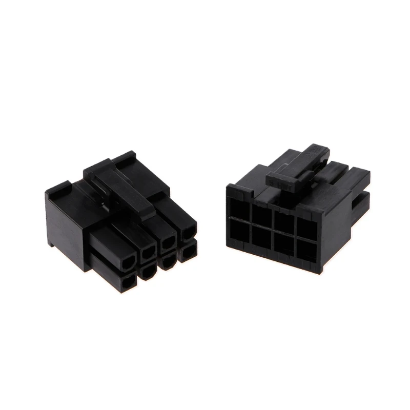 

30 Pcs 4.2mm 8P 8 Pin Male Power Connector For PC Computer CPU Plastic Shell L15