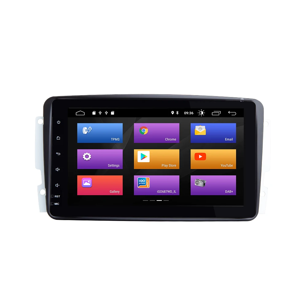Excellent Josmile 2 Din Car Radio GPS Android 9.0 Car Multimedia Player For Mercedes/Benz/CLK/W203/W209/W210/W168 Vaneo/Viano/Vito W639 1