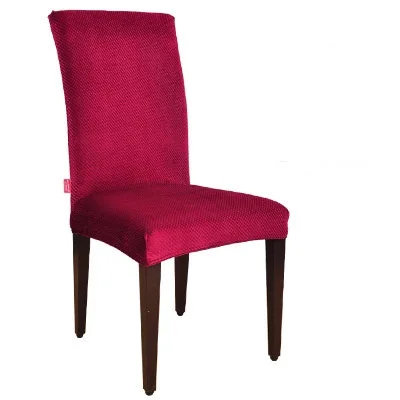 Бархатный модный дизайнерский Универсальный Эластичный чехол для стула, обеденный, домашний, офисный, компьютерный, couverture chaise cubresillas - Цвет: maroon