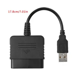 Новый черный адаптер и конвертер USB для геймпада кабель для sony PS2 для PS3/PC контроллер