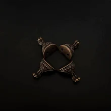 4 шт. Подарочная коробка для ювелирных изделий из античного сплава, деревянный ящик, Декоративный уголок для ног, для мебели, прочный протектор для ног, новинка, лидер продаж