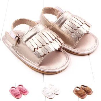 

Baby Footwear PU Infant Girls Boys Baby First WalkerMoccasins Baby Summer Toddler Princess Non-Slip Crib Shoes Kids Dropshiping