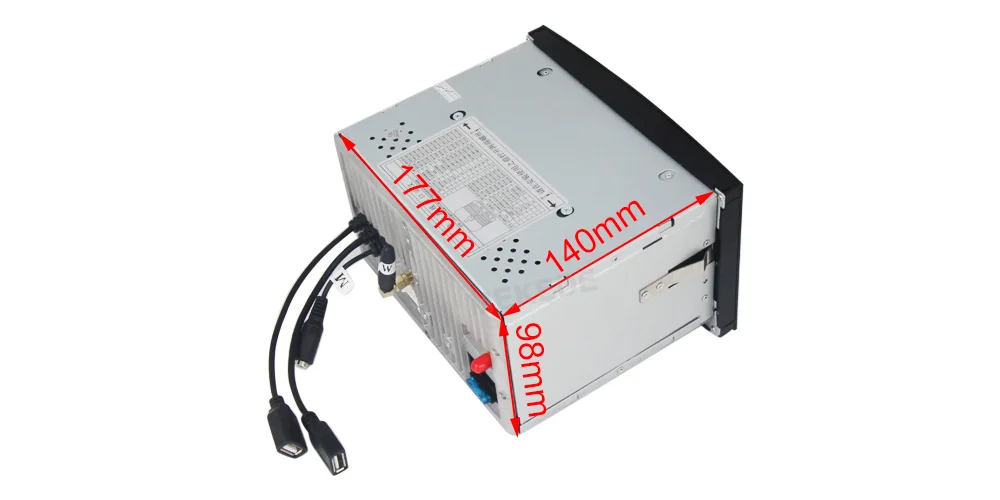 Cheap 1024x600 2G RAM+32G Car Multimedia player 2 din Auto DVD android 9.1 For PEUGEOT/Partner 3008 5008 Quad Core Radio FM GPS BT 7