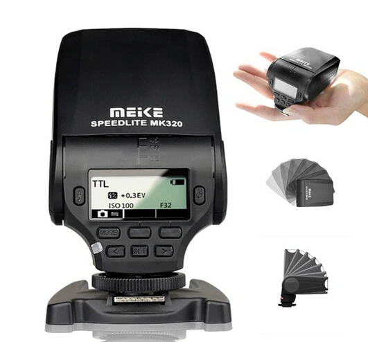 Meike MK-320 MK320 TTL flash-speedlite  Sony A7 A7 II A7S A7R A6000 A5000 NEX-7 NEX-6 NEX-5R nex-5 NEX-3