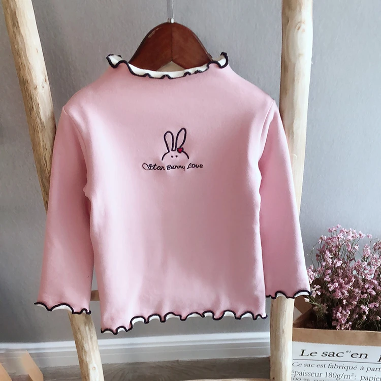 MERI AMMI/детская одежда для девочек теплая футболка из флиса с длинными рукавами для детей от 2 до 7 лет, J717