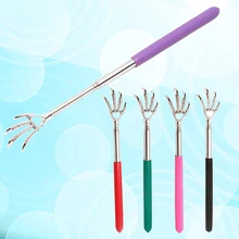 Выдвижная ручка из нержавеющей стали, скребок, удобный набор, Коготь медведя, Когтеточка, телескопическая карманная, массажная, Прямая поставка