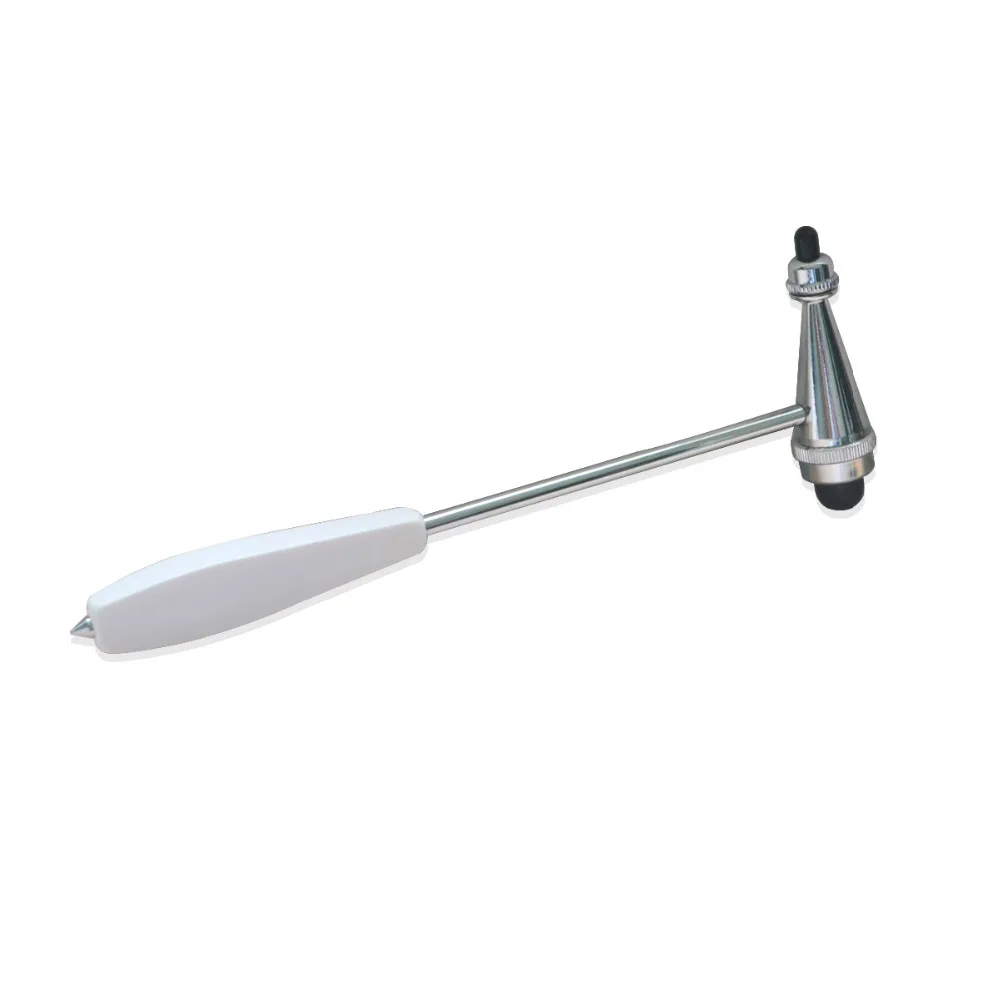 1pcs Metal Head Neurological Reflex Hammer With Plastic Handle Multifunctional Diagnostic Massage Hammer Health Care Tool