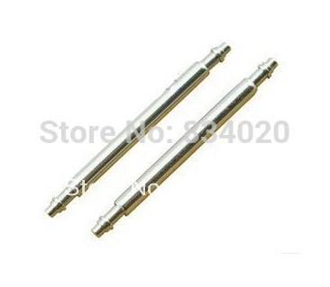

free shipping 10pcs DIA.1.5mm Watch Spring Bars Double Flange Stainless Steel Watch band pin Link watch Parts
