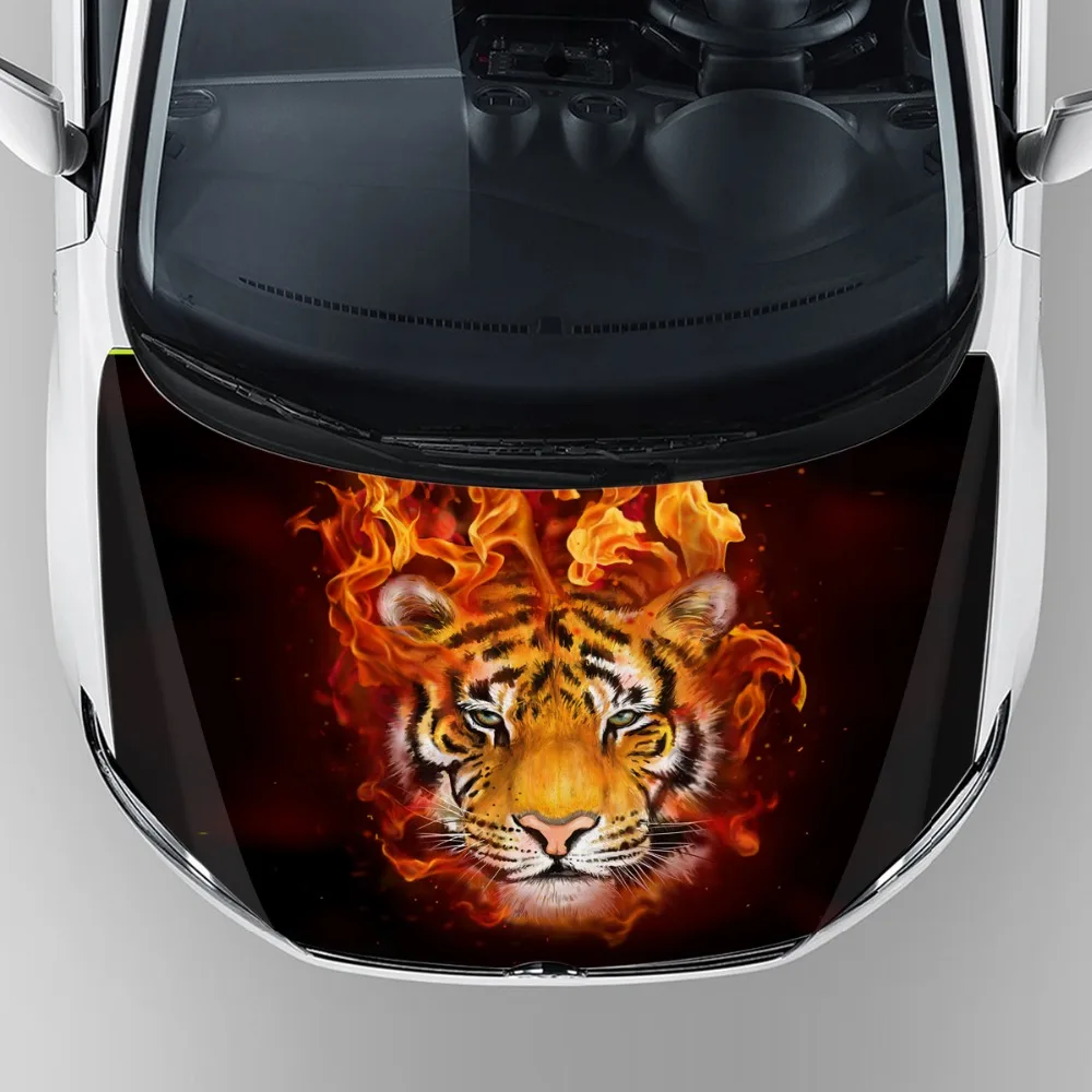 Новый устойчивый к царапинам стикер для модификации автомобиля 3d принт tigher hear