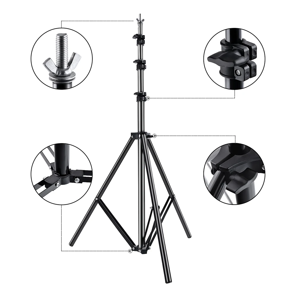  Fusitu 2.6*3M Background Frame Background Support System Stand photography Studio Backdrops Frame F