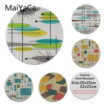 

MaiYaCa Mid Century Modern Anti-Slip Durable Silicone Computermats Size for 22x22x0.2cm Colorful Mouse Pad