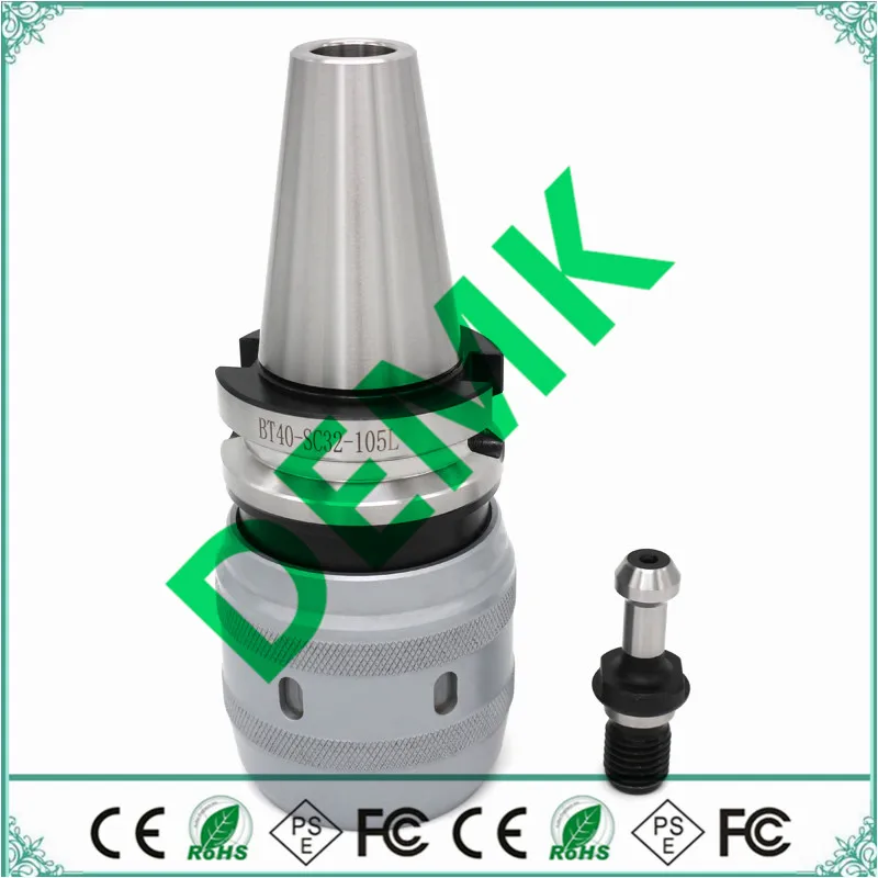 Мощный шпиндель BT30 BT40-SC32 C32 MLC32 32 мм-105L+ 1 шт. тяга для мощного патрона с ЧПУ, сильная блокировка, сильная затяжка