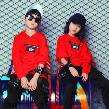 

New Fashion Korean Style Jazz Hiphop Dance Costume Hip Hop Dancing Clothes Pop Suit for Children Kids Boys Girls Women Men