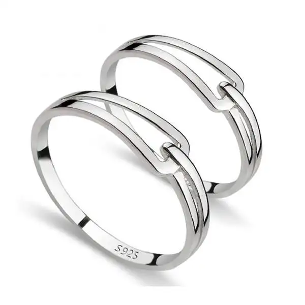 New Unique Couple Ring Vashiria Fashion Nice Plated Gold Jewelry Romantic For Men Women Loving Gift J208 | Украшения и аксессуары