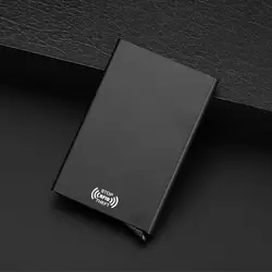 2019 Новый чехол для визиток из алюминиевого сплава металлическая коробка RFID Блокировка минималистичный держатель для кредитных карт