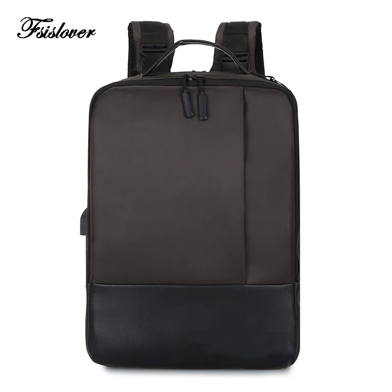 

2019 New Anti-thief Fashion Men Backpack Multifunctional Waterproof 15.6 inch Laptop Bag Man USB Charging Travel Bag mochila