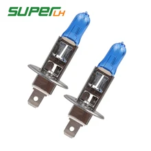 2 шт. H1 100 Вт 12 в супер яркие белые Противотуманные фары галогенные лампы высокой мощности автомобильные фары лампы Автомобильные фары авто