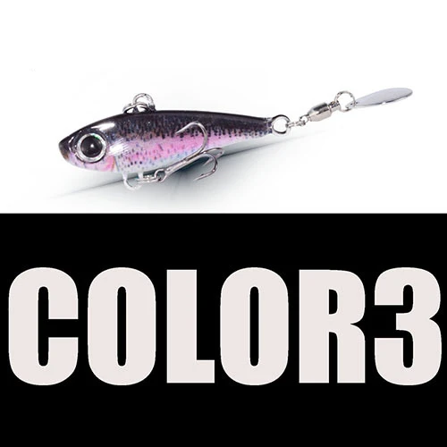 Fishing Jig Mini Lead Fish Metal VIB 18g 50mm Lead Jig Sea Fishing Spoon Metal Spinner Bass Fishing Lures 3D Printing Hard Bait - Цвет: 18g Color 3