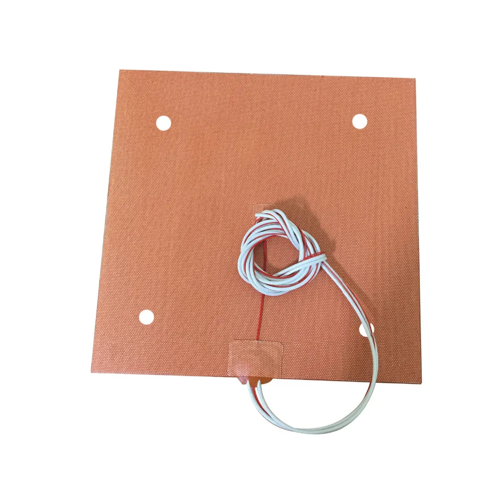 Almofada de Aquecedor de Silicone Cama de Impressão com Furos Creality Cr-10 s5 3d Impressora Grande Suporte Adesivo Sensor 508x508mm 20 f –