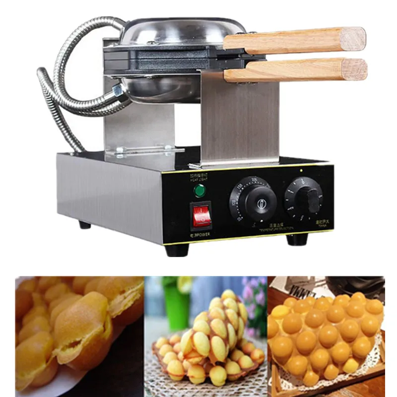 

Hot Sale Popular Snack Machine 110V 220V Electric Puff Hong Kong Egg Bubble Waffle Maker Commercial Eggettes Waffle Machine