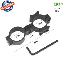 1PC 25X25 Tactical High Profile 25mm Scope mount Rings Weaver Picatinny Rail Mount For Rifle Picatinny Flashlight rifle scope