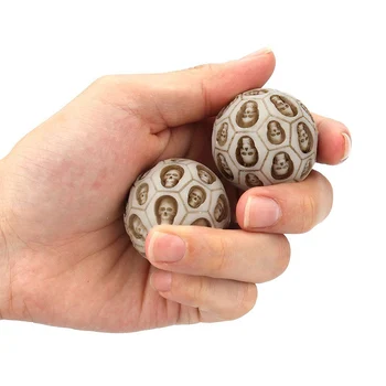 

2pcs Skull Fitness Ball 4cm Massage Ball Exercise Stress Relief Baoding Balls Relaxation Therapy Hand Grip Travel accessories