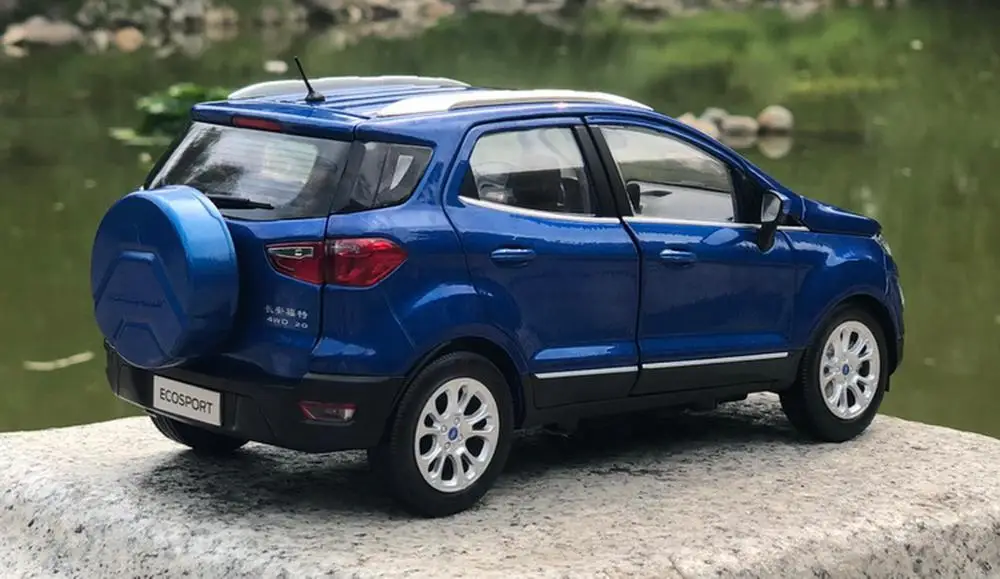 1/18 масштаб Ford Ecosport SUV Синий литой автомобиль Модель Коллекция игрушек