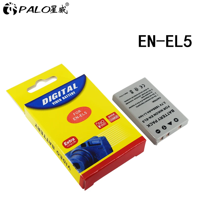 Аккумулятор для цифровой камеры Nikon Coolpix P4 P80 P90 P100 P500 P510 P520 P530 P5000 P5100 1600 5200 P6000 7900 мАч
