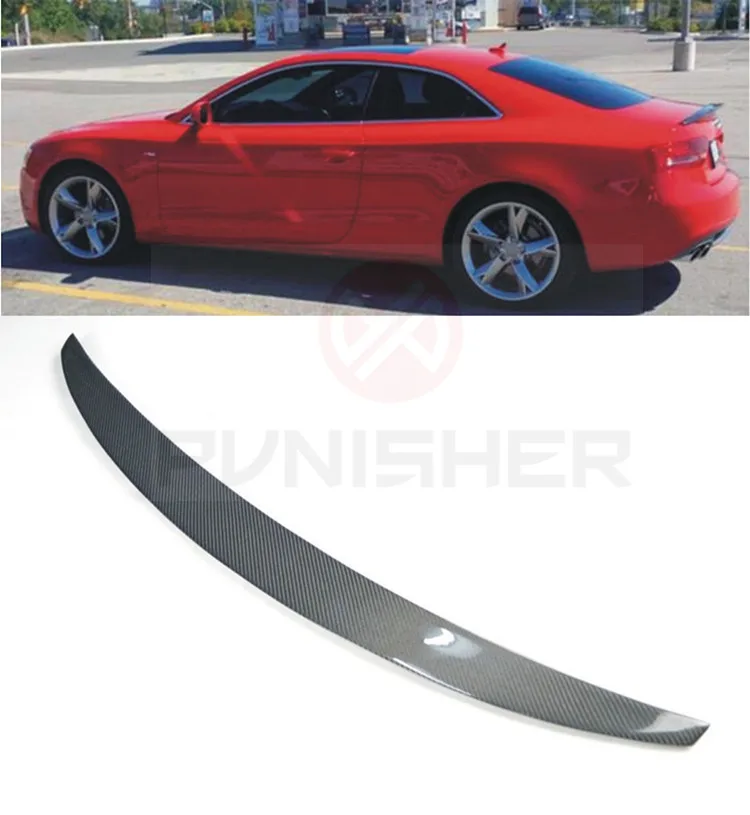 Задний спойлер из углеродного волокна для Audi A5 2012 2016|carbon fiber rear spoiler|rear spoilercarbon spoiler
